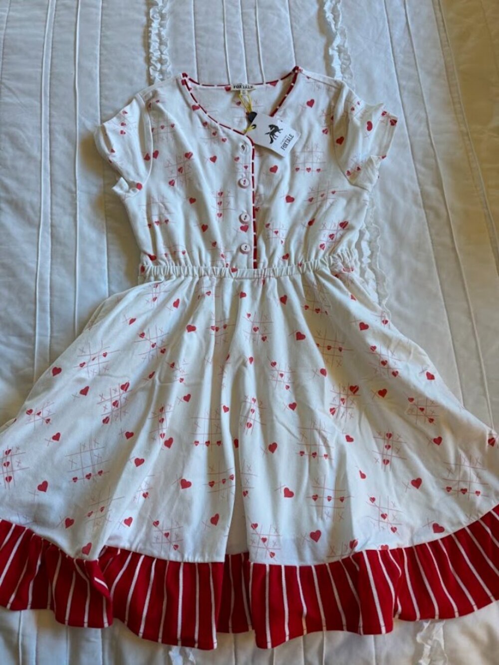 Finding Foxtale Girls NWT Size 10 League of Their Own Valentine's Dress